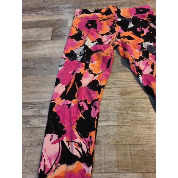 Unknown brand Small women's vibrant colored floral leggings - Picture 3 of 8